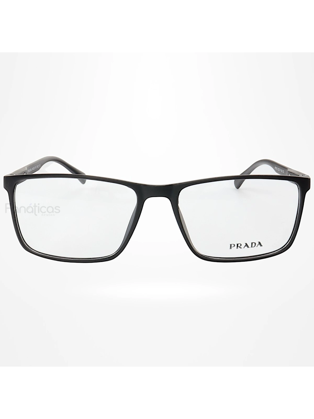 Armação de Óculos Retangular P5150 Preto e Azul