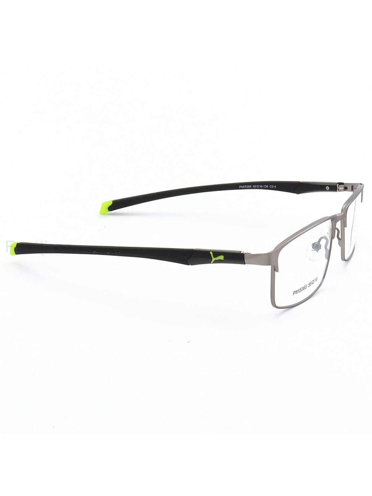 Armação de Óculos Retangular PM15365 C2-4 Cinza e Verde
