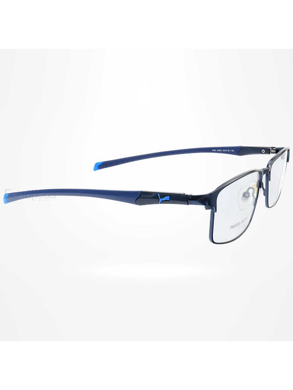 Armação de Óculos Retangular PM15365 C5 Azul