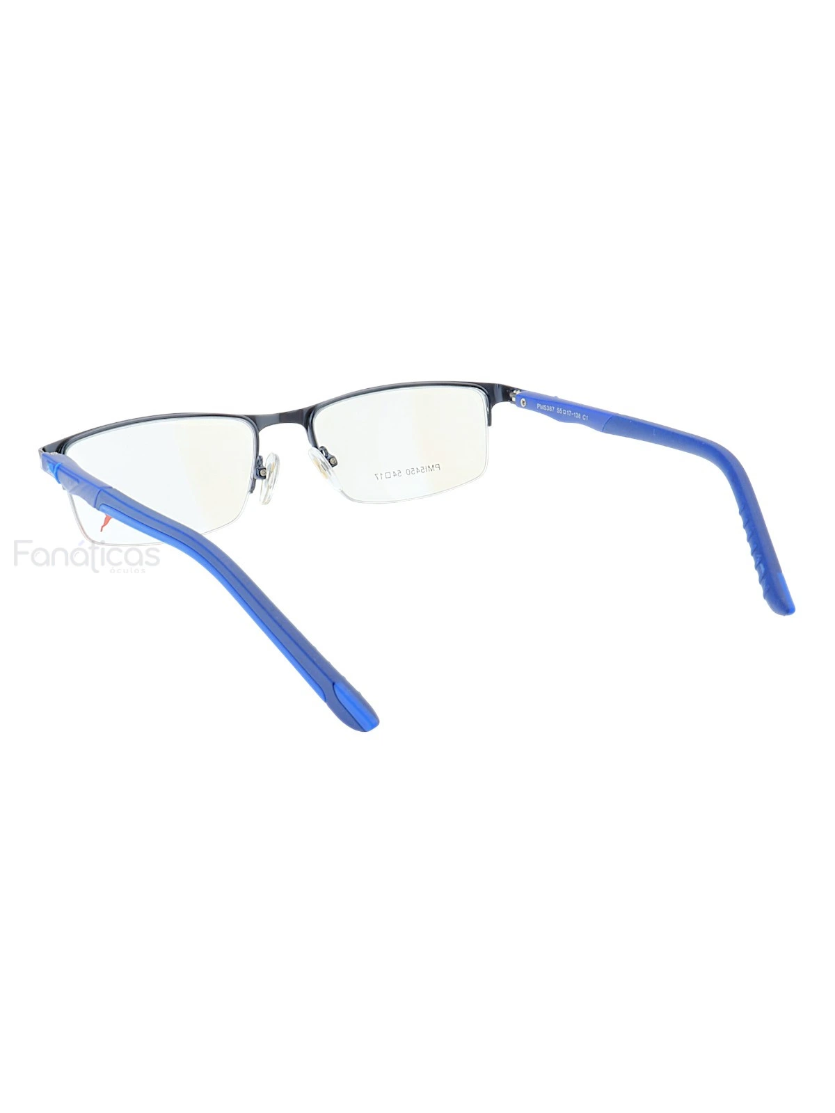 Armação de Óculos Retangular PM5387 Azul