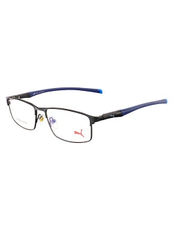 Armação de Óculos Retangular Puma PM15365 C1-2 Preto e Azul