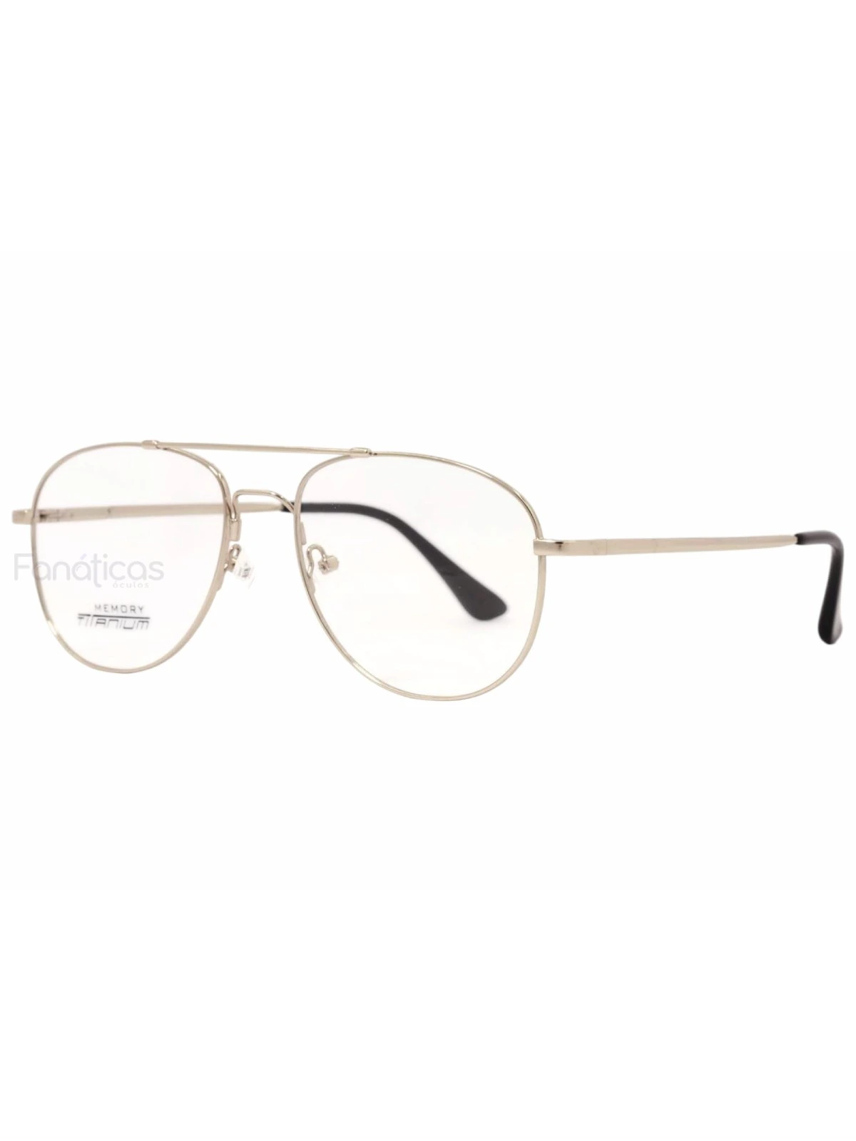 Armação de Óculos Aviador MJ9014 Memory Titanium
