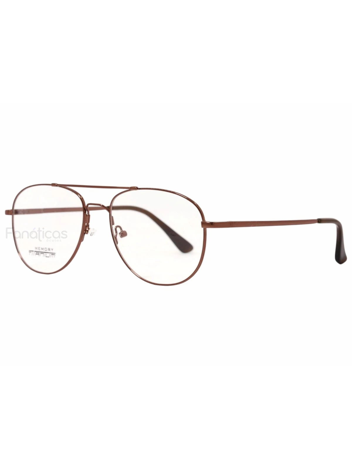 Armação de Óculos Aviador MJ9014 Memory Titanium