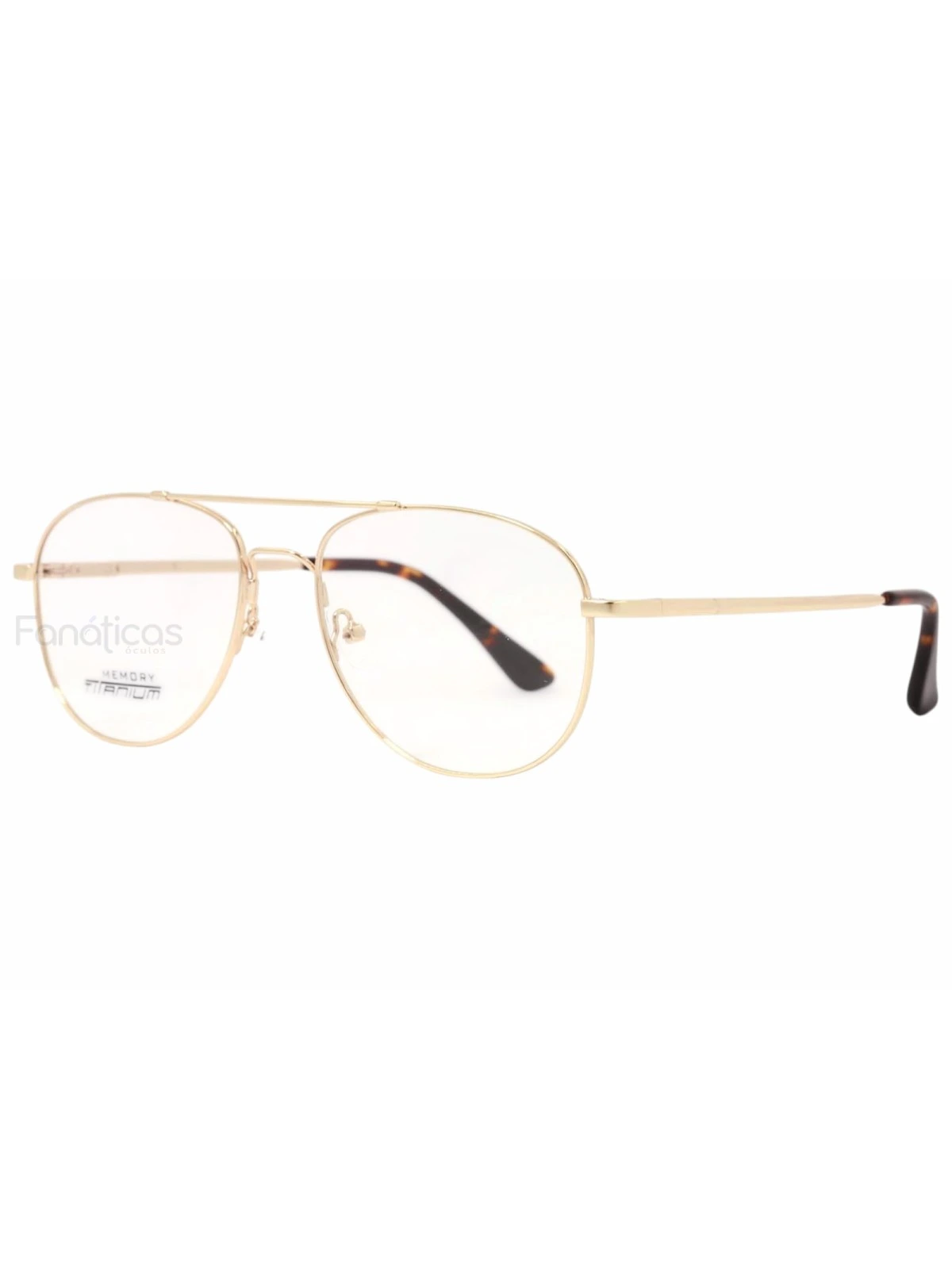 Armação de Óculos Aviador MJ9014 Memory Titanium
