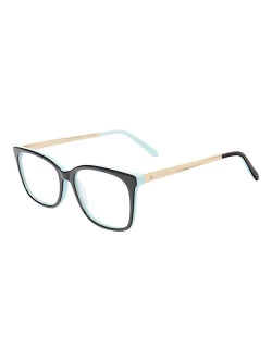 Armação de Óculos Retangular TF2131 Preto com Azul