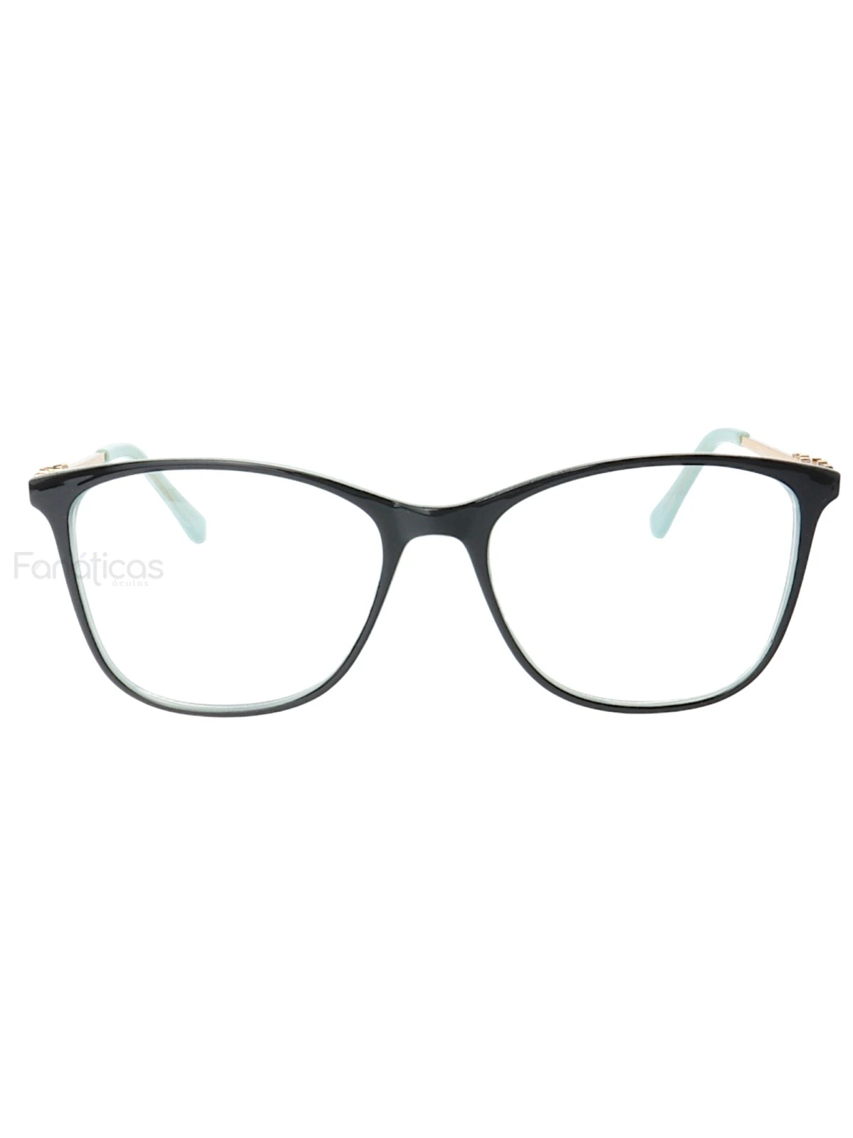 Armação de Óculos XZ7027 Preto e Azul