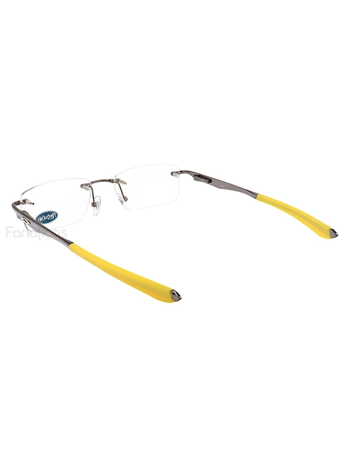 Armação Óculos Retangular Balgriff Wingfold Grafite Amarelo Masculina