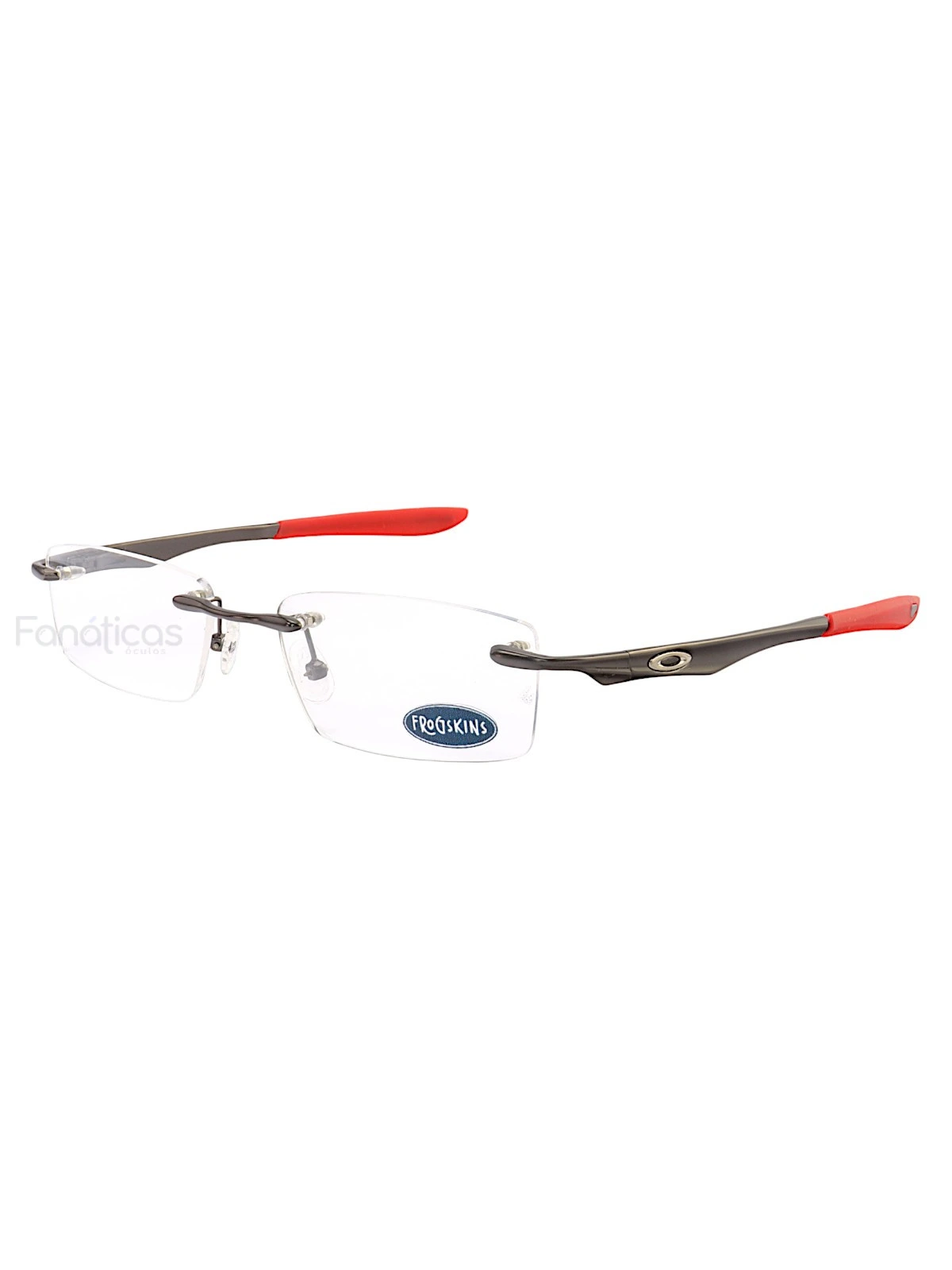 Armação Óculos Retangular Balgriff Wingfold Grafite Vermelho Masculina