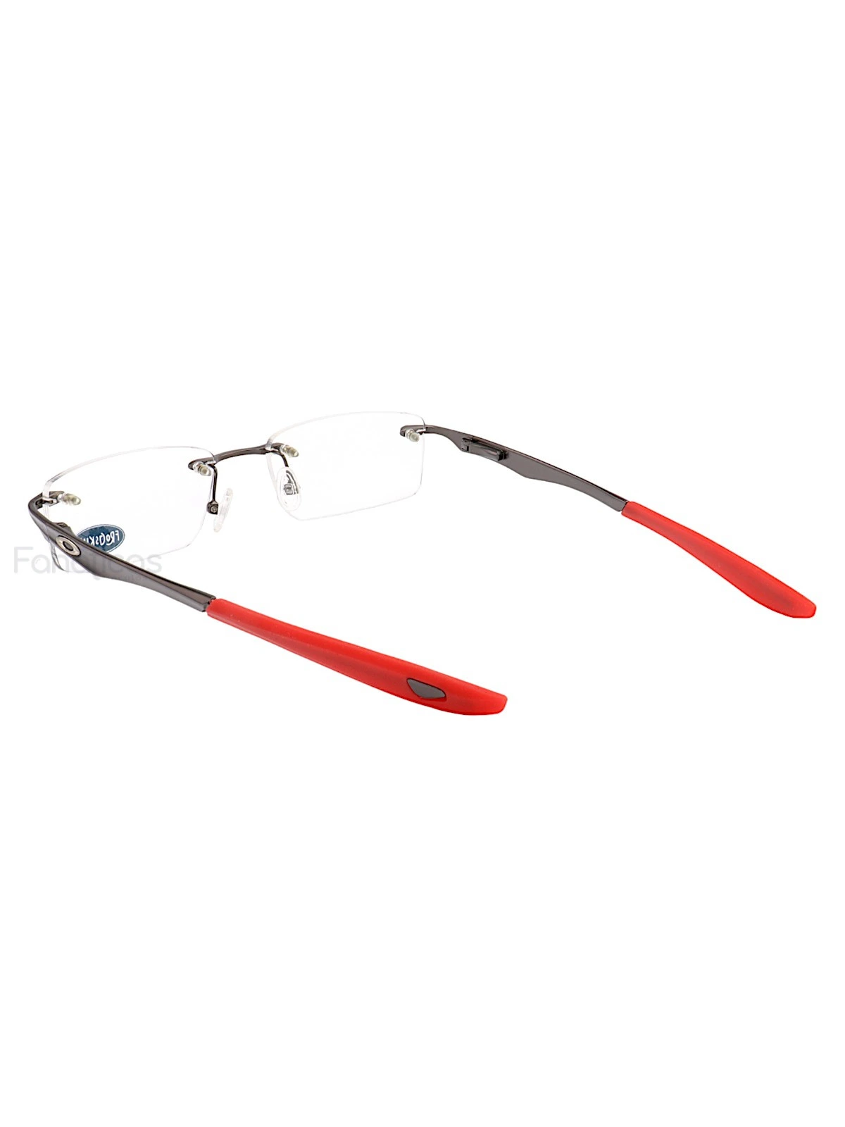 Armação Óculos Retangular Balgriff Wingfold Grafite Vermelho Masculina