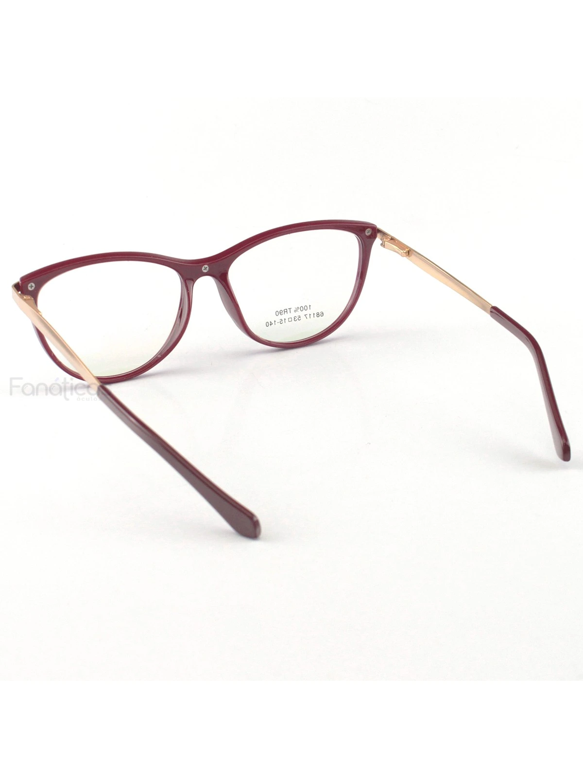 Oculos Armação Para Grau Charlotte Vermelho
