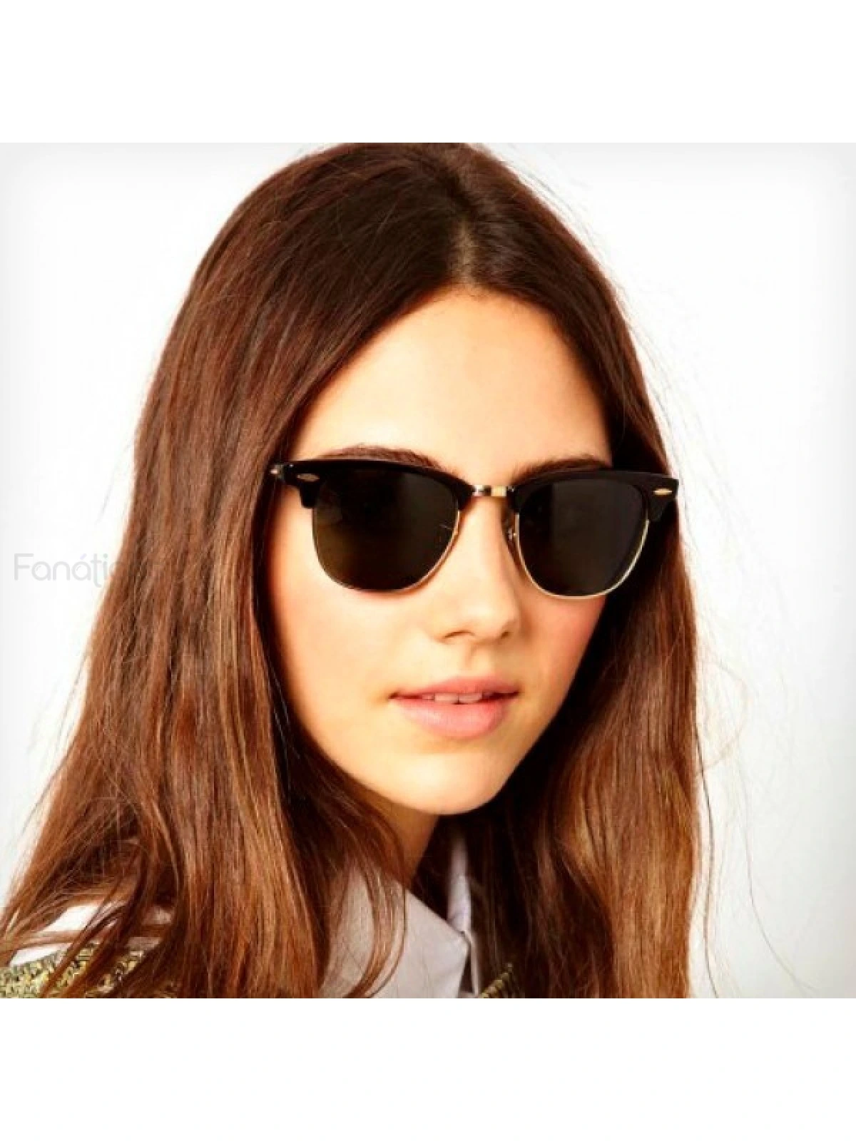 Óculos De Sol Clubmaster Ray-Ban RB3016 Preto
