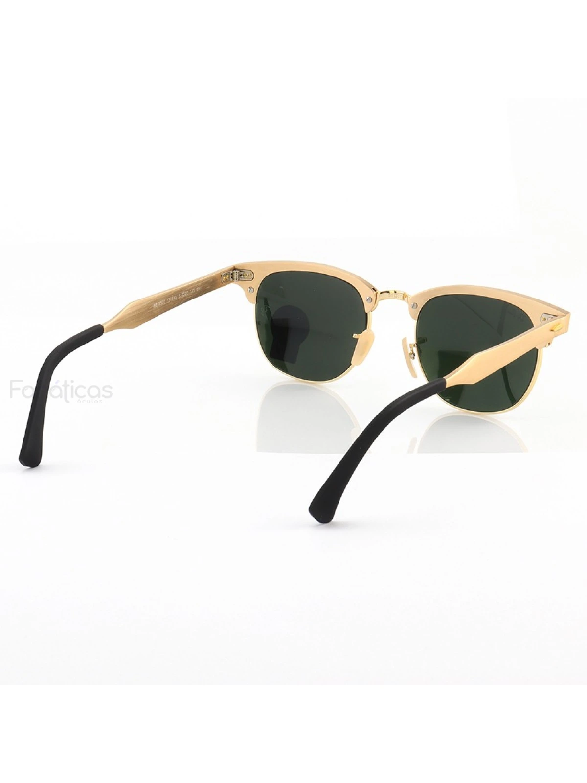 Óculos de Sol Clubmaster RB3507 Alumínio Dourado e Rose