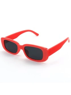 Óculos de Sol Dom RF1031 Retangular Vermelho