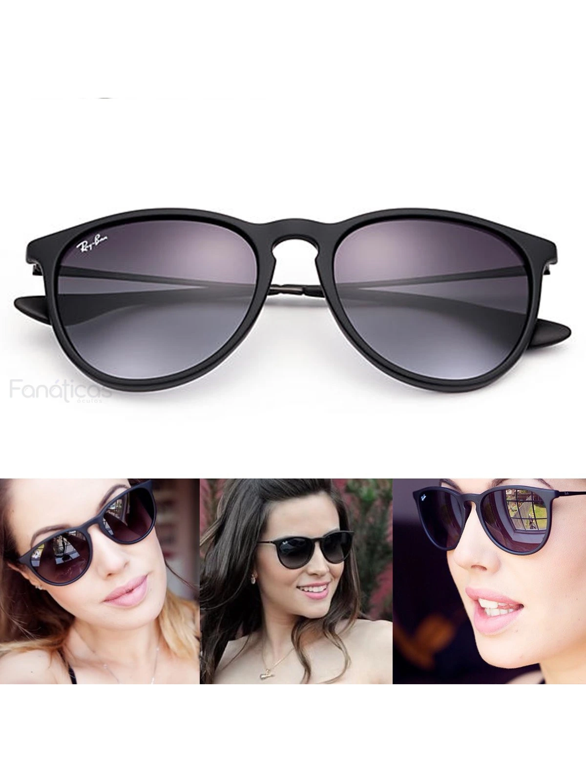 Óculos de Sol Erika RB4171 Preto Fosco
