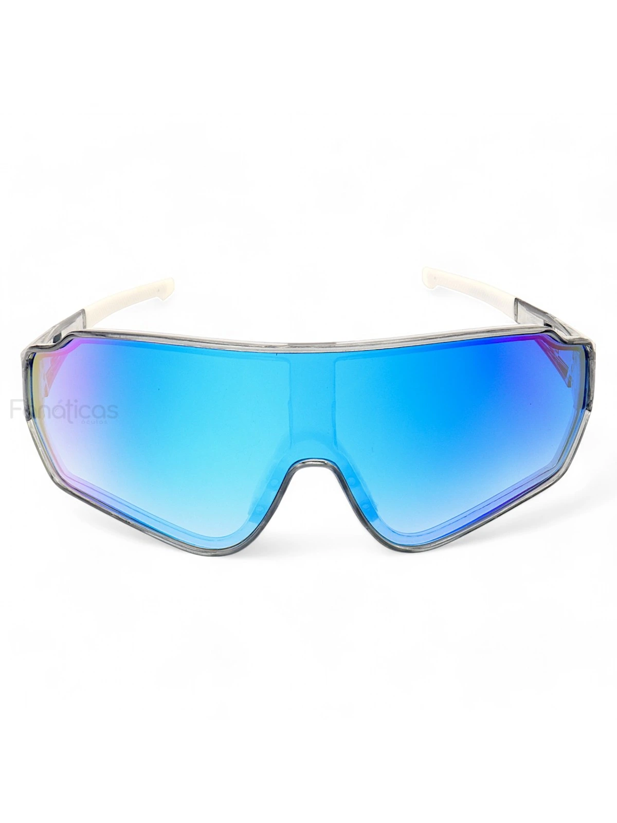 Óculos De Sol Esportivo Blend Cinza e Azul