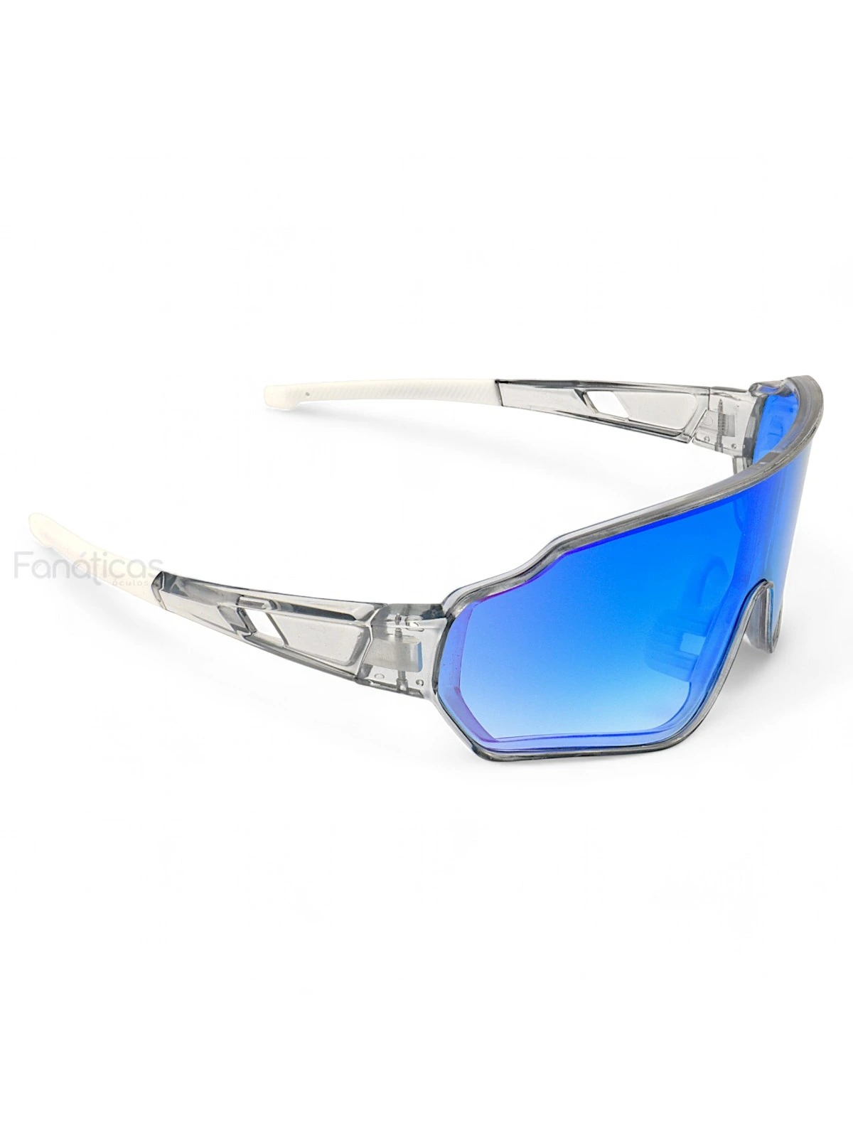 Óculos De Sol Esportivo Blend Cinza e Azul
