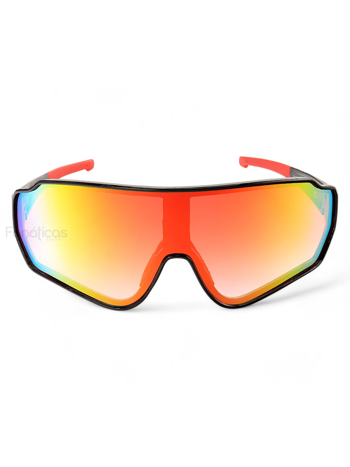 Óculos De Sol Esportivo Blend Preto Arco-íris