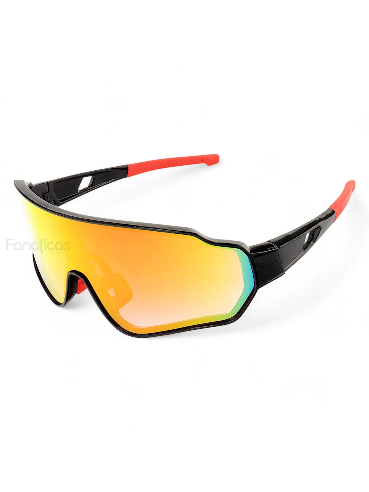 Óculos De Sol Esportivo Blend Preto Arco-íris