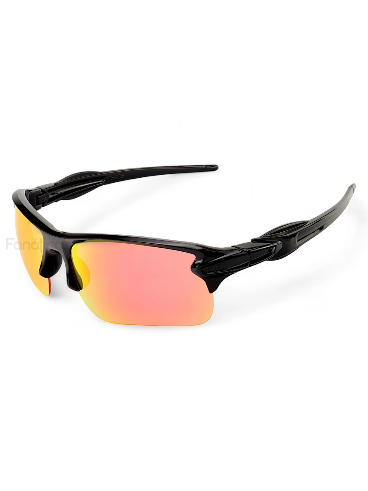 Óculos De Sol Esportivo Stay Preto e Vermelho