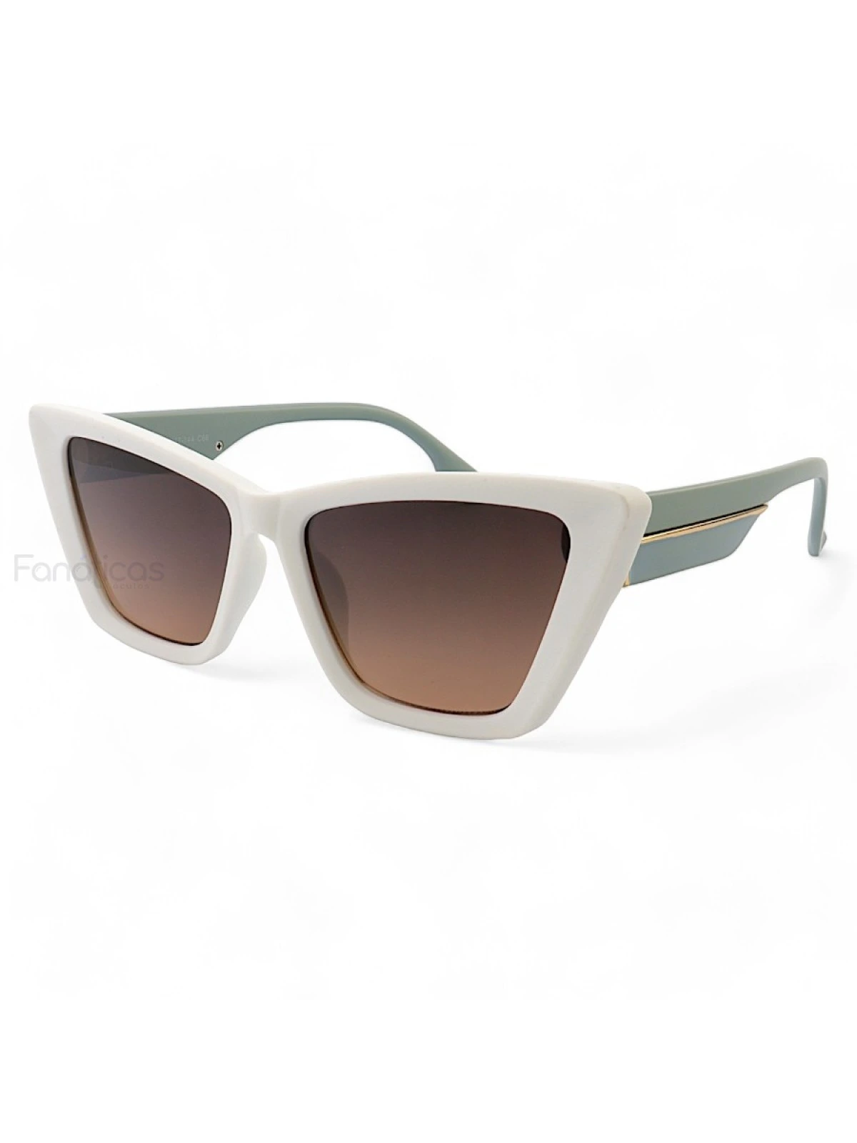 Óculos de Sol Feminino Gatinho Jade Branco