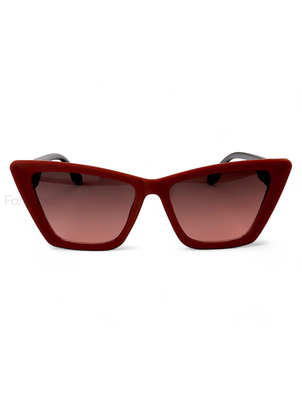 Óculos de Sol Feminino Gatinho Jade Vermelho