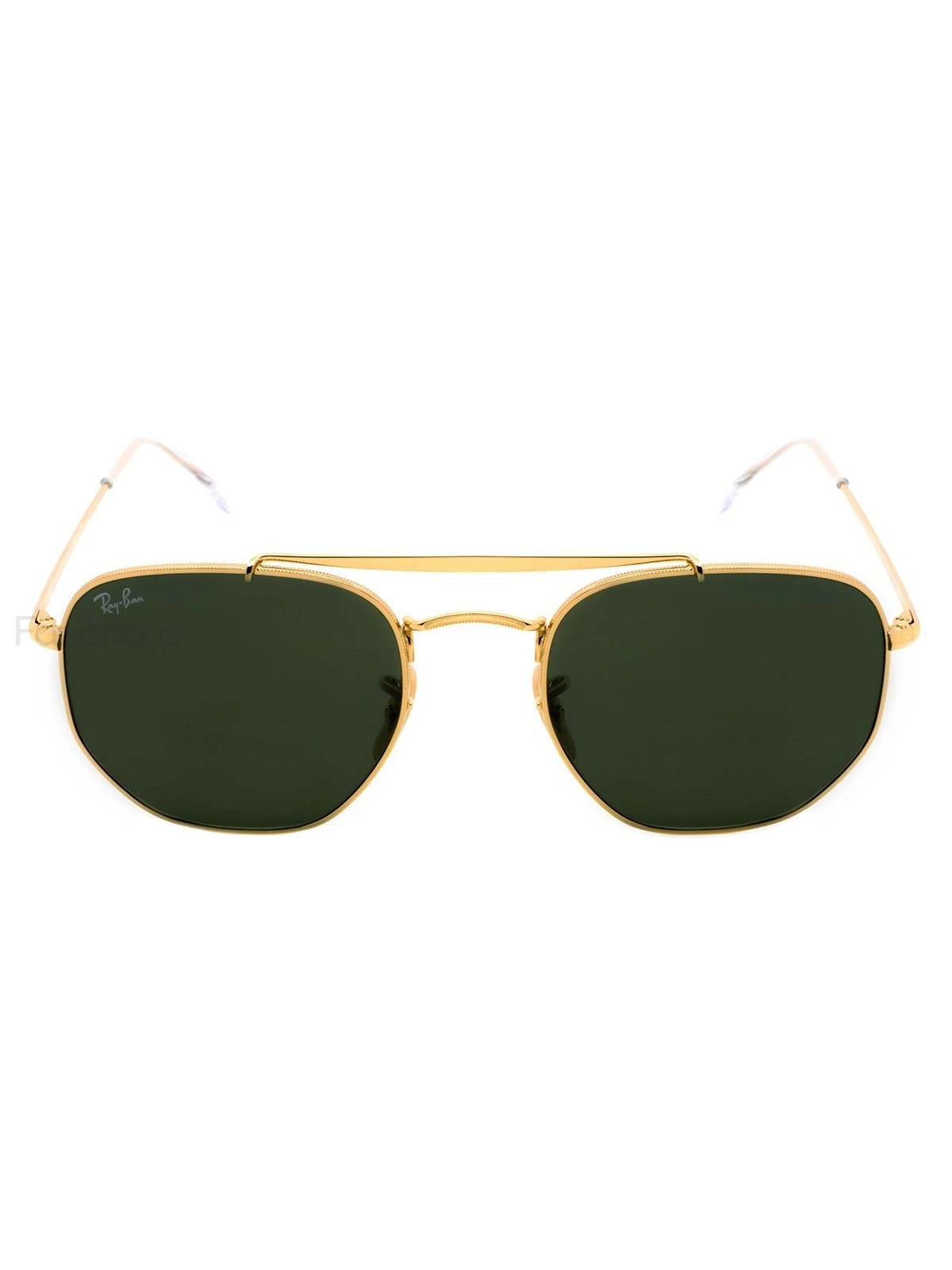 Óculos de Sol Hexagonal Marshal Dourado e Lente G15 RB3648