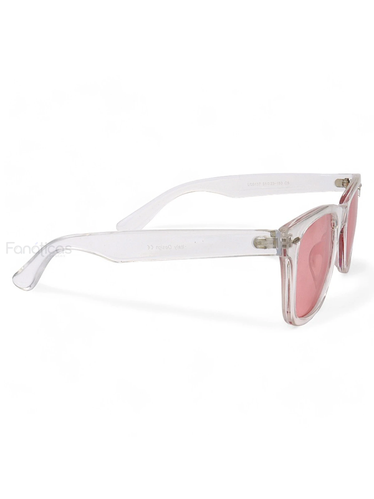 Óculos de Sol Londres Transparente e Rosa
