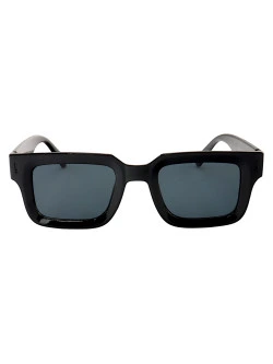 Óculos de Sol Mark Quadrado Preto Brilho