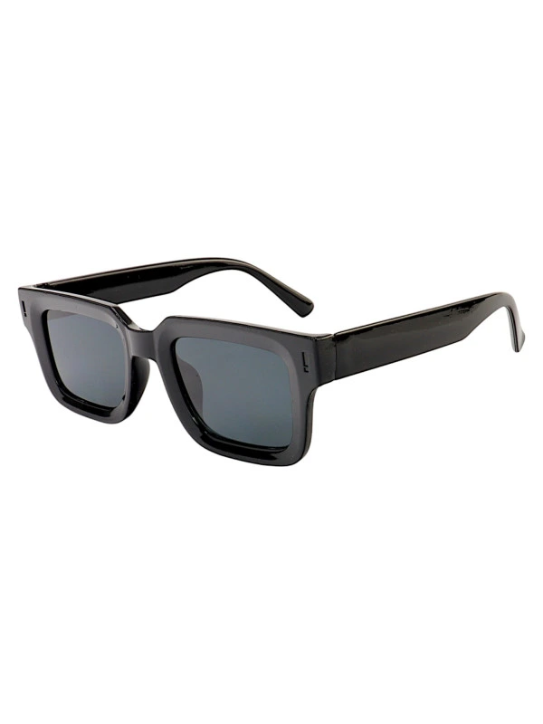 Óculos de Sol Mark Quadrado Preto Brilho