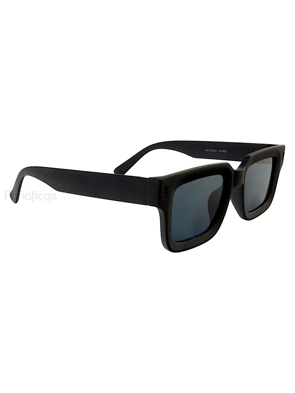 Óculos de Sol Mark Quadrado Preto Fosco