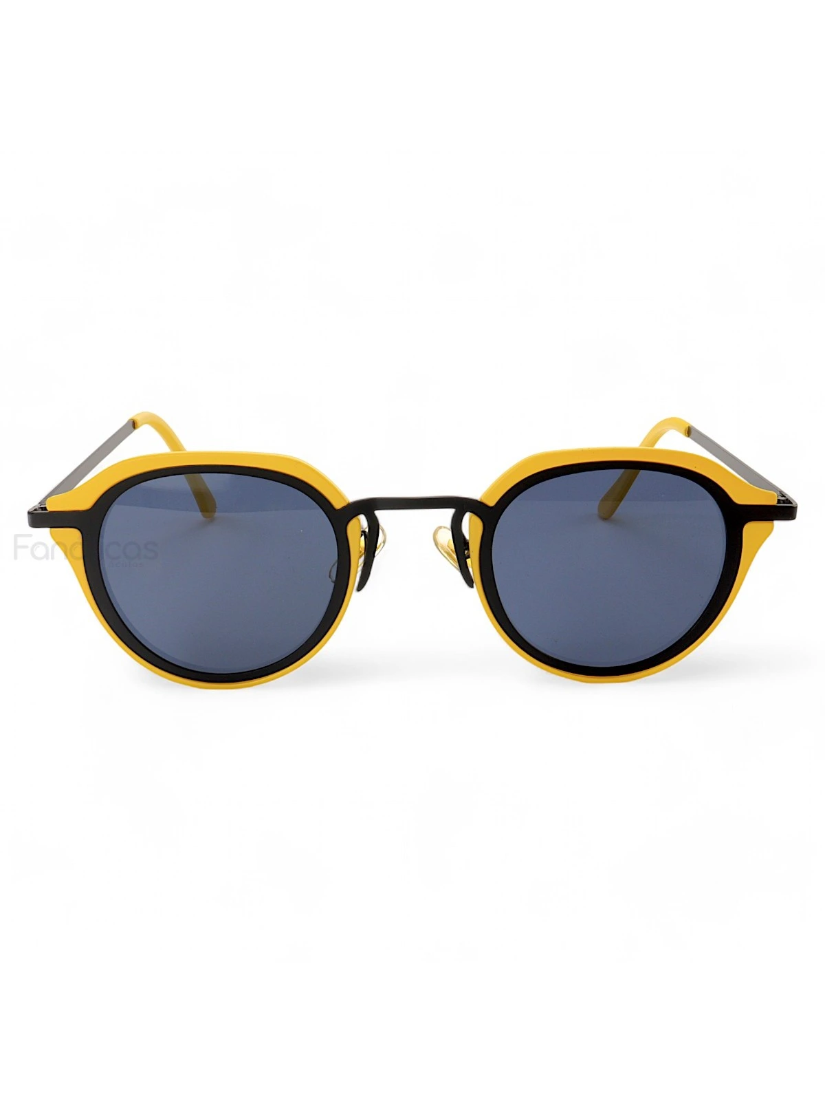 Óculos De Sol Oval Bulier Amarelo