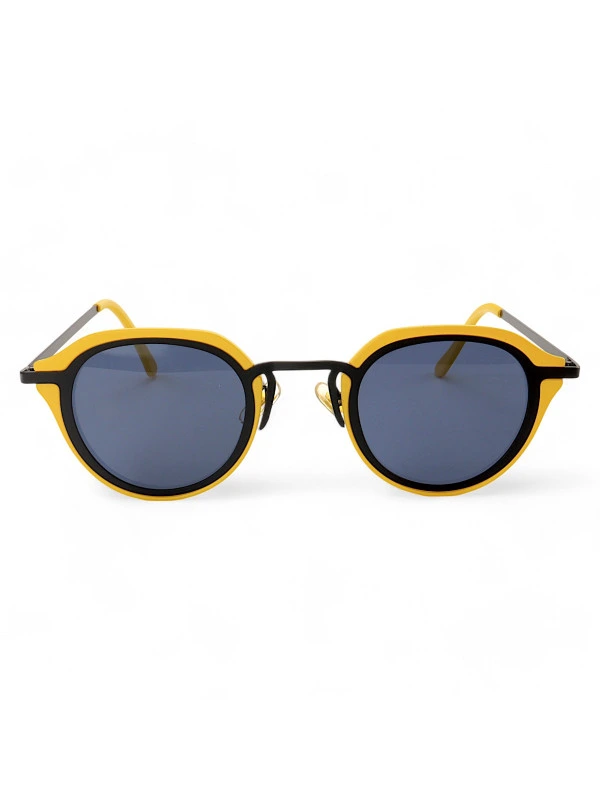 Óculos De Sol Oval Bulier Amarelo