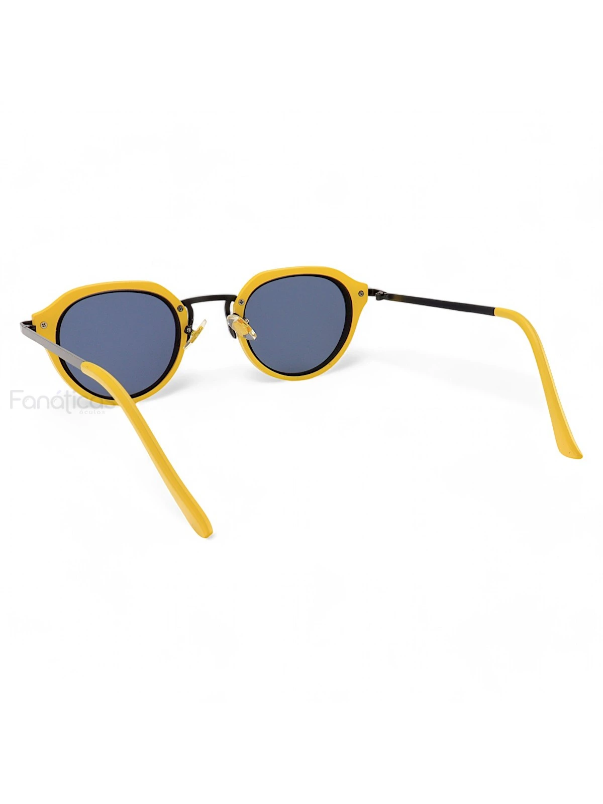 Óculos De Sol Oval Bulier Amarelo
