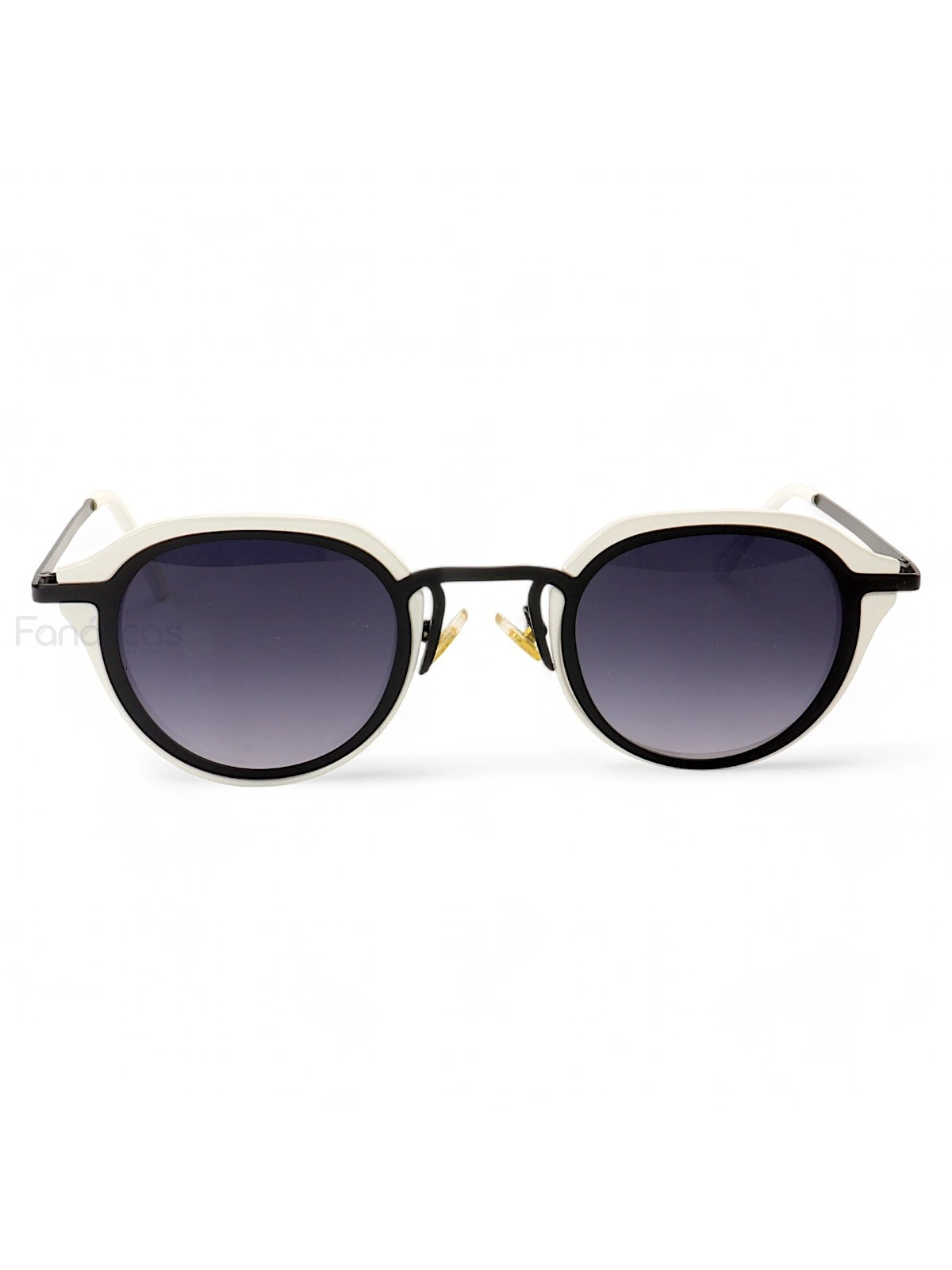 Óculos De Sol Oval Bulier Branco