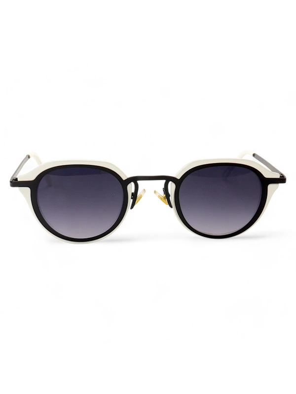 Óculos De Sol Oval Bulier Branco