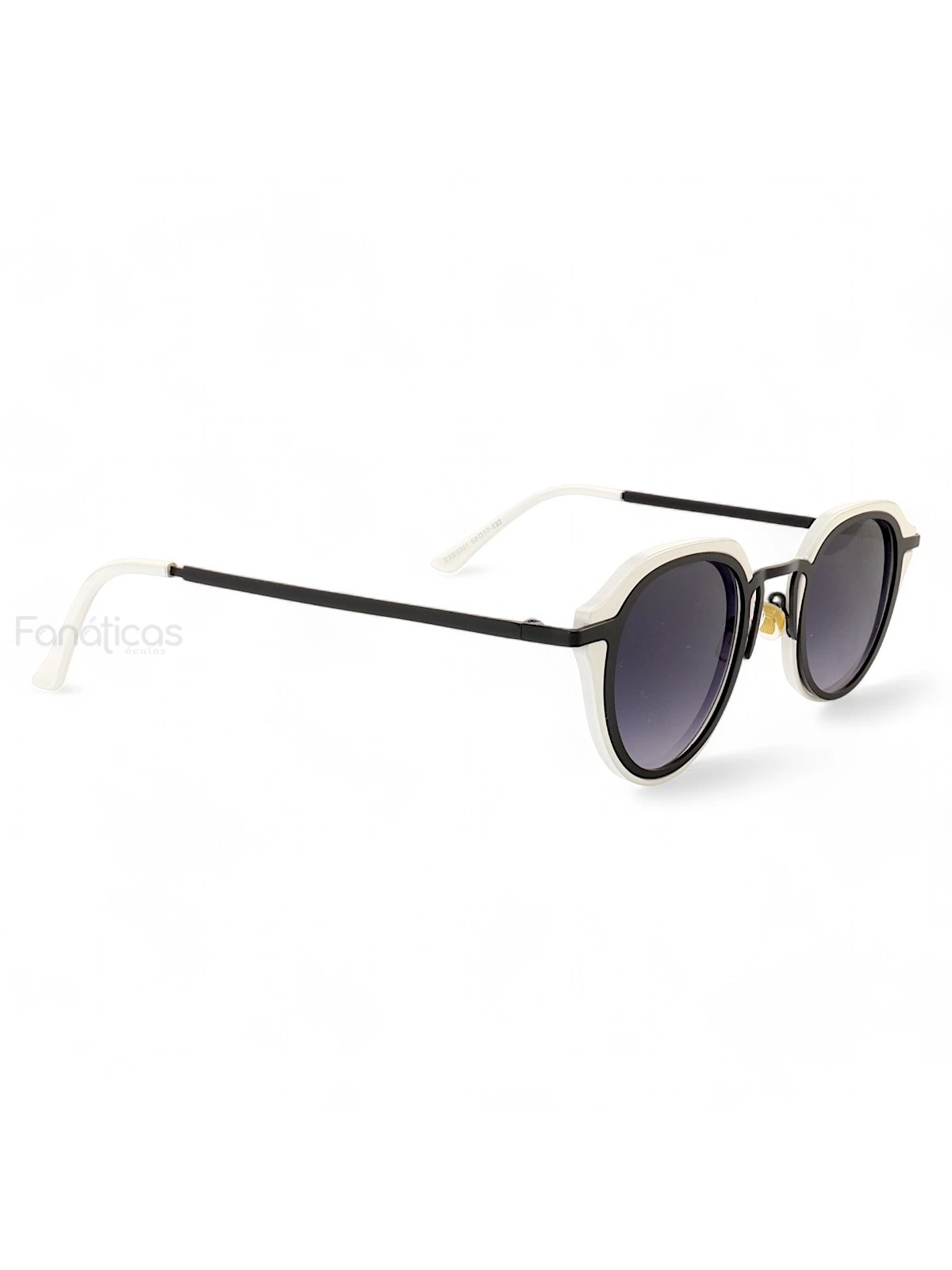 Óculos De Sol Oval Bulier Branco
