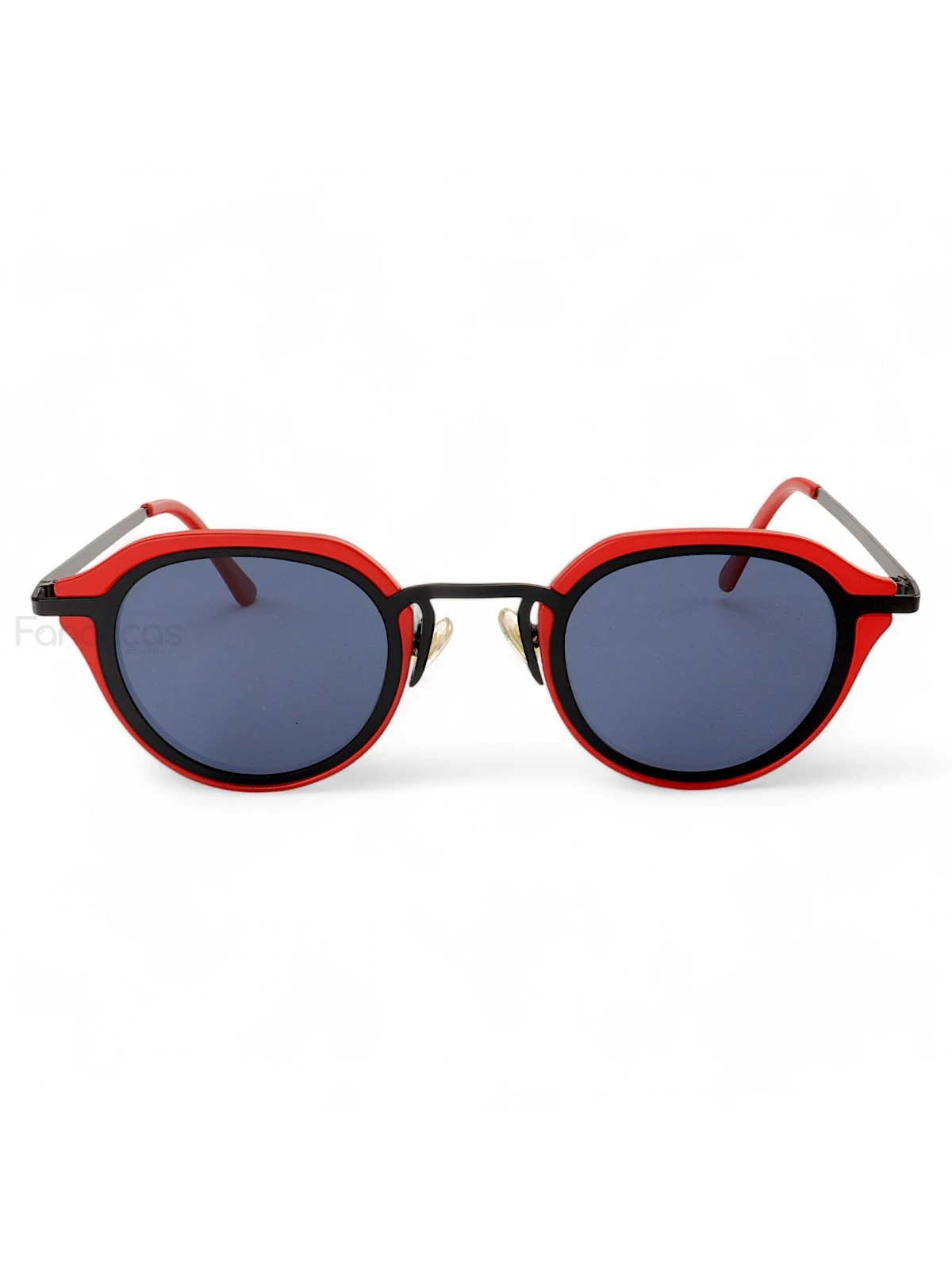 Óculos De Sol Oval Bulier Vermelho