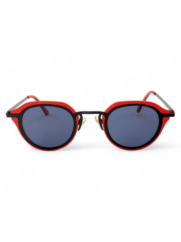 Óculos De Sol Oval Bulier Vermelho