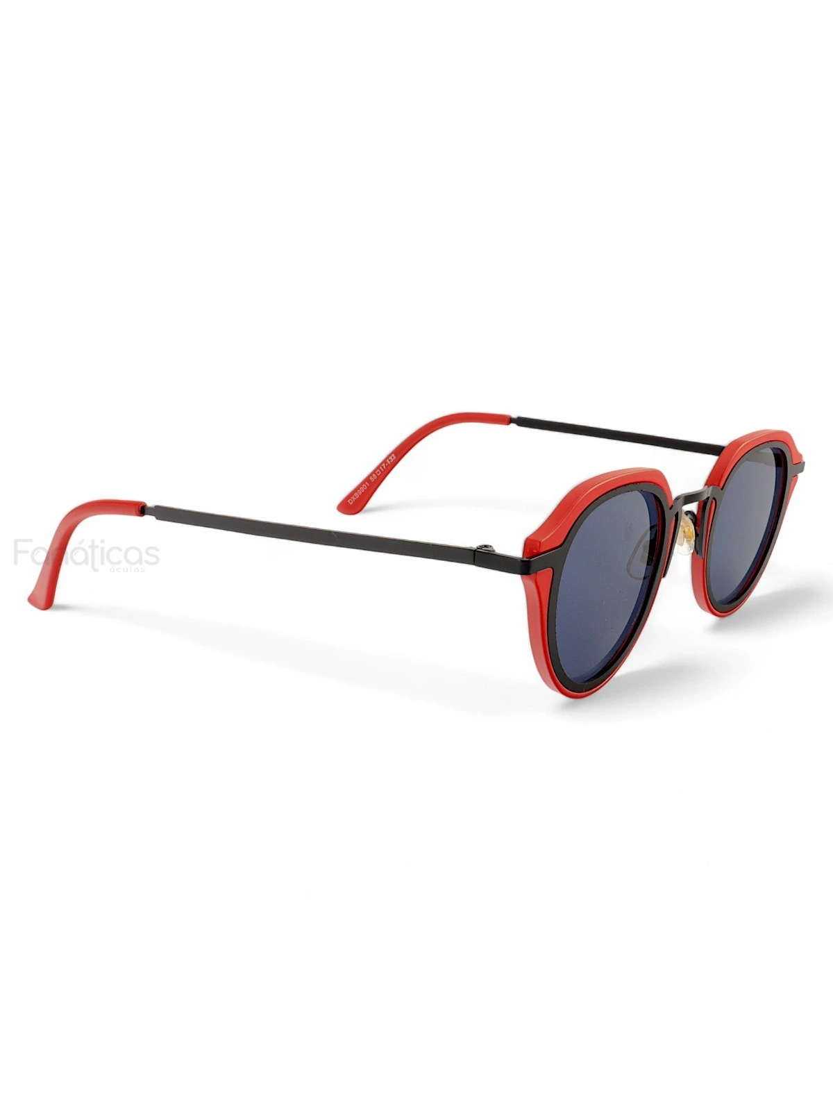 Óculos De Sol Oval Bulier Vermelho