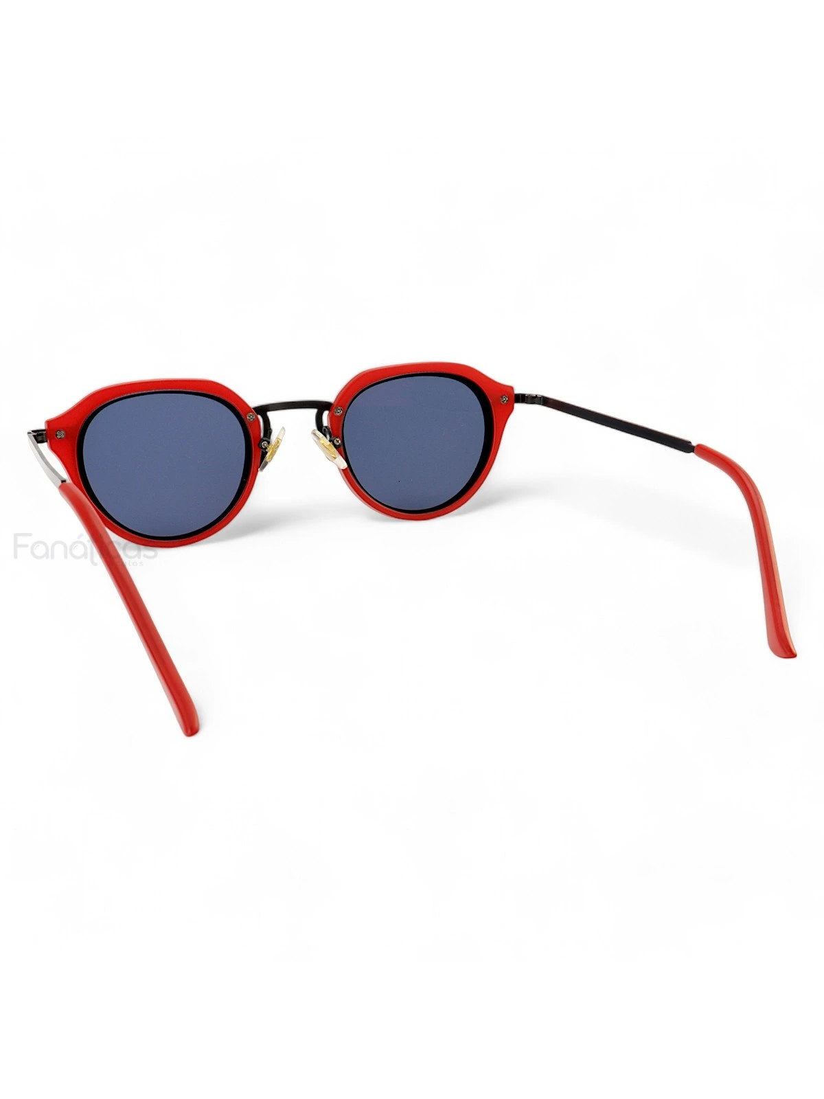 Óculos De Sol Oval Bulier Vermelho
