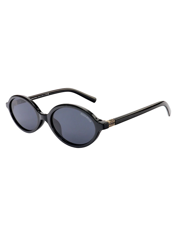 Óculos De Sol Oval MM Preto 