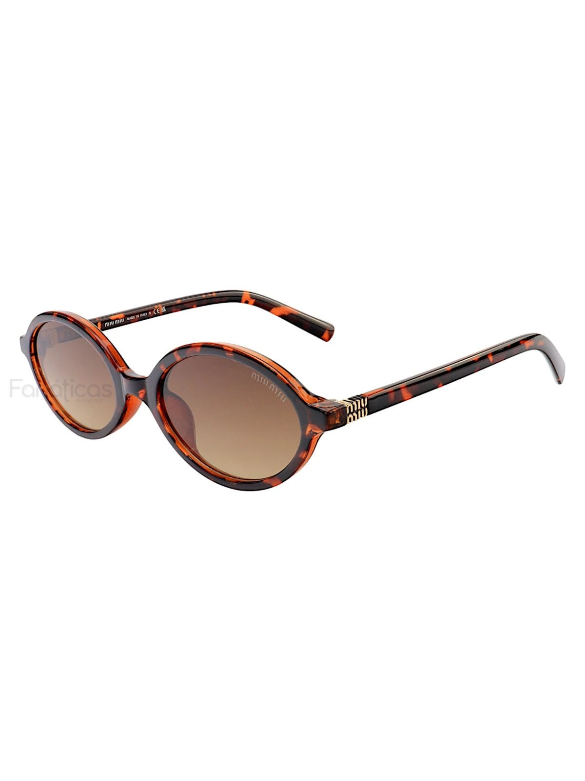 Óculos De Sol Oval MM Tartaruga 