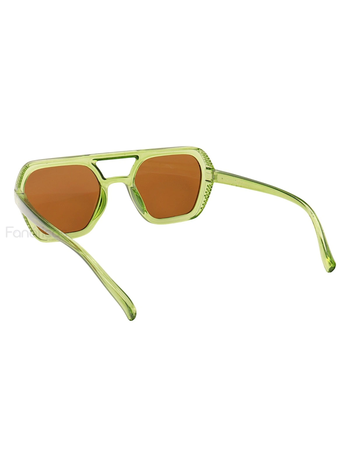 Óculos de Sol Quadrado Max Verde Translucido