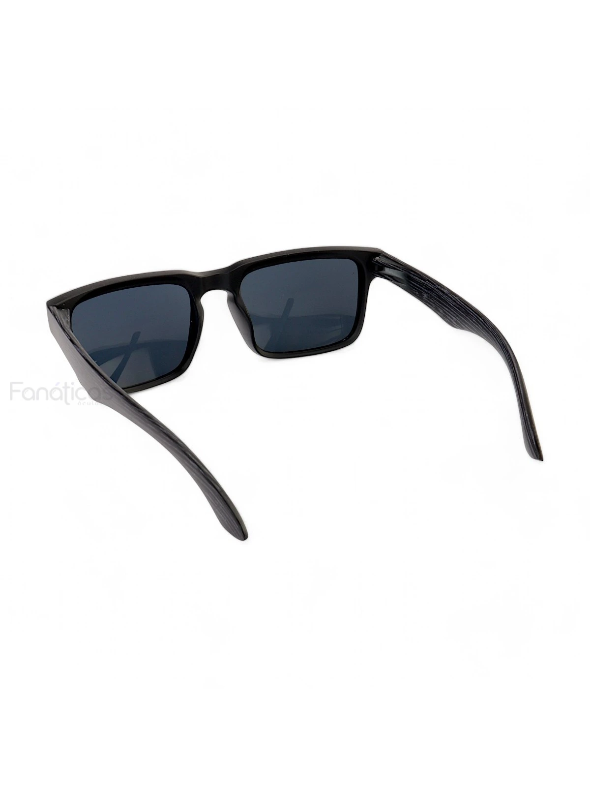 Óculos De Sol Quadrado Wood Preto Amadeirado