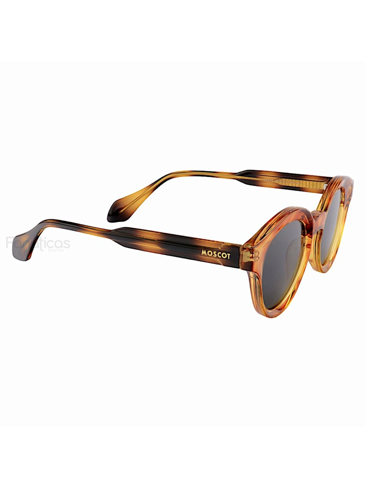 Óculos de Sol Redondo Mosc 58992 Laranja e Tartaruga