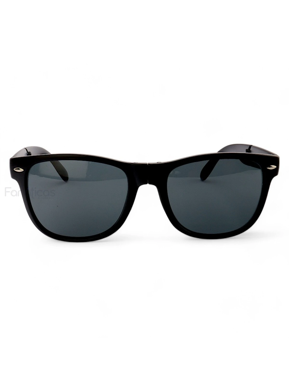 Óculos De Sol Wayfare Folding Dobrável Preto Fosco e Lente Preta