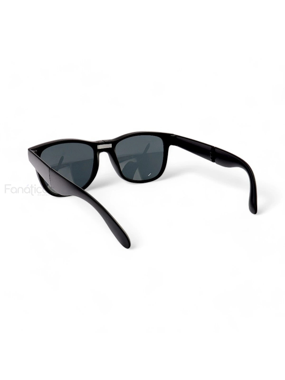 Óculos De Sol Wayfare Folding Dobrável Preto Fosco e Lente Preta