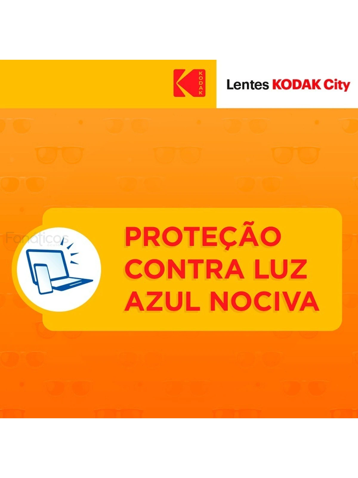 Par de Lentes Kodak City Blue Policarbonato 1.59