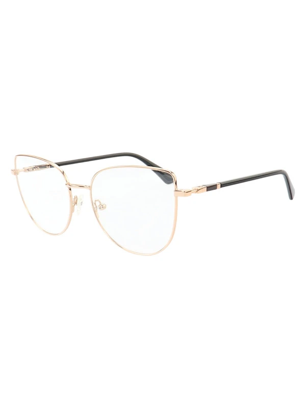 Armação de Óculos Gatinho MT8027 Dourado e Preto