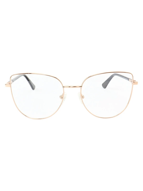 Armação de Óculos Gatinho MT8027 Dourado e Preto